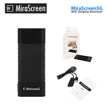 MiraScreen 5G ТВ палка ключ 5G DLNA Airplay HDMI Miracast Airplay Высокоскоростная передача WiFi беспроводной дисплей приемник 2024 - купить недорого