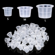 Professional 1000 Pcs/Bag Microblading Tattoo Ink Caps Cups Permanent Tattoo Pigment Container Holder Makeup Supplies #253625 2024 - buy cheap