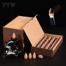 32pcs/Box Backflow Incense Cones Sandalwood Bullet Tower Incense Home Fragrance Aromatherapy Air Freshener Gift Hardcover 2024 - buy cheap