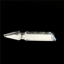 Prisma de espada de cristal 100mm, peças de lustre de cristal, pingente de prisma de cristal para peças de lustre 2024 - compre barato