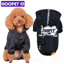 HOOPET модная теплая хлопковая куртка для собак, пальто с капюшоном для щенков, зимняя одежда, костюм для домашних животных 2024 - купить недорого