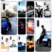 Paul walker-capa macia para celulares xiaomi, pocophone f1, 9t, 9, 9se, 8, a2 lite, a1, a2, mix3, redmi k20, 7a, note 4, 4x, 5, 6, 7, pro s2 2024 - compre barato