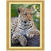 Pintura de mosaico de diamantes, bordado de diamantes completo, Animal, leopardo, 5D, bricolaje, punto de cruz, conjunto de diamantes cuadrados 2024 - compra barato