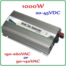 1000W 30V 60cells/36V 72cells MPPT Grid tie inverter 20-45VDC to AC190-260V or 90-140V on grid tie micro inverter 1000W 2024 - buy cheap