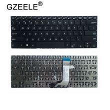 Gzeele-teclado americano para asus, versão em inglês, para os modelos x411, x411u, x411uq, x411sc, x411uv, x411ua, x411un, x411uf, x410, s4200, ua 2024 - compre barato