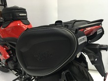 Carbon Fiber Motorcycle Saddle bag Saddlebags luggage Suitcase Motorbike Rear Seat Bag Saddle Bag with Waterproof Cover 18-29L 2024 - buy cheap