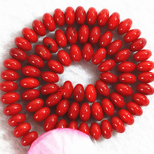 4 type natural red coral stone coin abacus tube bone shape loose beads high grade women diy jewelry findings 15inch B611 2024 - buy cheap