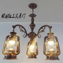 European vintage industrial style retro Iron kerosene pendant lights cafe bar restaurant living room dining room lamp 2024 - buy cheap