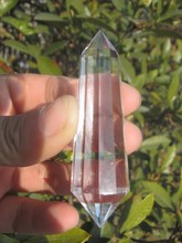 12 sided Clear Natural QUARTZ CRYSTAL Vogel Style Wand Point Healing    A 2024 - buy cheap