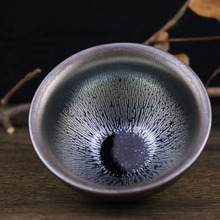 Jianzhan-taza de té Chawan, cuenco Tenmoku, esmalte de arcilla China, cerámica, porcelana, hecho a mano, artesanías de canciones 2024 - compra barato
