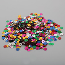 Pick Size 4mm/5mm/6mm Sequin Flat Round PVC loose Colorful Sequins For Crafts Paillette Sewing Decoration DIY Accessory 2024 - buy cheap