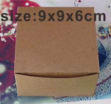 50PCS/Lot Brown Kraft Craft Paper Jewelry Pack Boxes Small Gift Box For Biscuits Handmade Soap Wedding Party Candy Packaging Box 2024 - buy cheap