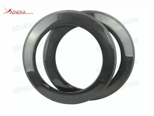 700C 88mm depth Bicycle carbon rims 20.5mm width carbon clincher tubular rims for road bike 2024 - buy cheap