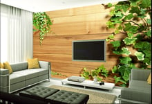 Custom 3D wallpaper, wooden mural for the living room bedroom TV background vinyl papel de parede 2024 - buy cheap