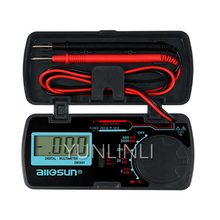 Mini multímetro digital para caixa, medidor universal de alta precisão de bolso para manutenção, eletricista, cartão 2024 - compre barato