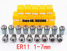 15 unids/set ER11 1mm-7mm primavera Collet de alta precisión, Collet Set para la máquina de grabado de CNC de torno molino herramienta 2024 - compra barato