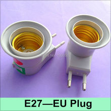 50 Pcs/lot E27 EU Plug With Switch On-Off Lamp Converter Buld Light Adapter E27 Lamp Base Holder Plug Fitting Socket 2024 - buy cheap