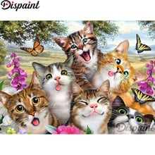 Pintura completa quadrada/redonda 5d diy pintura de diamante "animal gato" bordado ponto de cruz 3d decoração de casa a12.000 2024 - compre barato