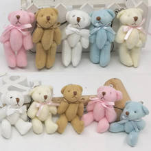 7cm/2.8inch x20pcs NEW CUTE MINI Plush Teddy Bear With Scarf Bow Tie Stuffed Animal Plush soft Toy Cute Doll Gift Assorted Color 2024 - buy cheap