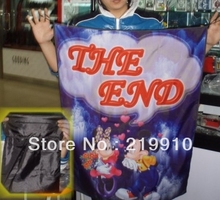 Free shipping Bag To The End Streamer THE END -- Magic Props, Magic Tricks 2024 - buy cheap