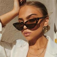 Женские солнцезащитные очки «Кошачий глаз», винтажные треугольные в стиле «Ретро» 2024 - купить недорого