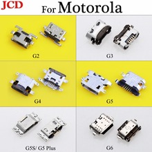 JCD 5pcs New For Motorola G3 G4 G5 G5S G5 Plus G6 Micro USB Jack Connector Female 5 pin Charging Socket For Motorola Moto G2 G+1 2024 - buy cheap