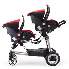 Brand Twins Baby Stroller Double Front And Rear Folding Accessories European Baby Strollers twins stroller with car seat 2024 - buy cheap