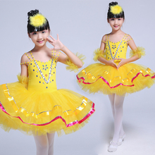 Paillette-uniformes de baile de Ballet para niña, vestido de tutú de Ballet para niño, traje de actuación Multicolor, 89 2024 - compra barato