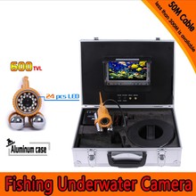 Underwater Fishing Camera Kit with 50Meters Depth Dual Lead Bar Camera & 7Inch Color TFT Display Monitor & Aluminum Case 2024 - buy cheap