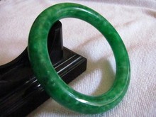 Natural ice waxy kind of myanmar Yang green stone bracelet spicy green bracelet/appraisal certificate gift box 2024 - buy cheap