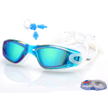 Gafas de natación unisex antiniebla, impermeables, 5 colores, negro, azul, rojo, plateado, azul cielo, B42001 2024 - compra barato
