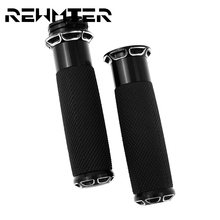 1" 25mm Universal Handlebar Grips Black Aluminum CNC Hand Grip For Harley Touring Sportster Iron 883 1200 Dyna Softail 2024 - buy cheap