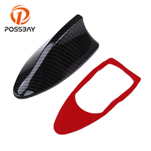 POSSBAY Shark Fin Antennas Car FM/AM Radio Signal Decoration Aerials Exterior Roof Accessories for BMW Peugeot Renault Kia Ford 2024 - buy cheap