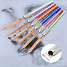 Creative metal Pencil Extender Pen Holder Increase the pencil length kawaii candy color extender students school writing tools 2024 - buy cheap