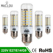 E27 LED Light Bulb E14 220V SMD5730 56 69 72 Leds Corn Light Chandelier Candle Light Lamp Home Spotlight Ampoule LED Decoration 2024 - buy cheap