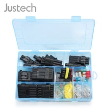 Justech-conector de cable de Terminal eléctrico impermeable para coche, Mini fusibles de cuchilla MA867, 1, 2, 3, 4, 5, 6 pines, para motocicleta 2024 - compra barato