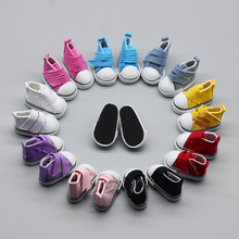 Sapatos de lona 7 dimensionais 5cm para bonecas bjd fashion mini sapatos de brinquedo 1/6 bjd sapatos et029 2024 - compre barato