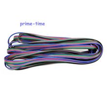 10m 4 Pin RGB Extension wire 4 Channels Extend Cable Wire Cord Connector For 3528 5050 RGB LED Strip  22 AWG 2024 - buy cheap