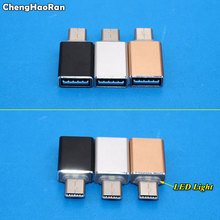 Адаптер ChengHaoRan Type-C с разъемом «папа» к USB 3,0 Женский USB-C адаптер OTG кабель для Samsung Letv Macbook LG Xiaomi 2024 - купить недорого