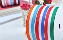 PPCrafts DIY 3/8 "(9 мм) 100 ярдов Grosgrain лента печатная швейцарская шотландская полоса ~ Высокое качество Бесплатная доставка 2024 - купить недорого