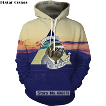 PLstar Cosmos Drop shipping 2018 The New Fashion hoodies Animal Sloth/Horse/Labrador/dog 3d Print Sweatshirt Mens Womens Hoodie 2024 - buy cheap
