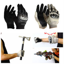 SNK перчатки "OA" Военные тактические перчатки для стрельбы на открытом воздухе Кемпинг Охота Мотоцикл Велоспорт Полный палец кожаные перчатки 2024 - купить недорого