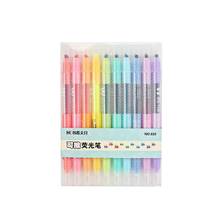 10Pcs Double-end Erasable Highlighter Pen Markers Pastel Liquid Chalk Marker Fluorescent Milkliner Highlighters Color 2024 - buy cheap