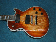 Guitar Factory  Brown Electric Guitar Mahogany Body OEM Guitars From China 2024 - buy cheap