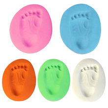 Baby Care Air Drying Soft Clay Baby Handprint Footprint Imprint Kit Casting Parent-child Hand Inkpad Fingerprint 2024 - buy cheap