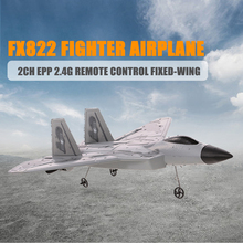 2019 FX822 F-22 Raptor Model Fighter Airplane 2CH EPP 2.4G Remote Control Airplane Fixed-wing RTF Toy Kids Gifts 2024 - buy cheap