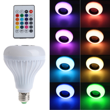 Wireless Bluetooth Speaker Bulb E27 LED RGB Light Music Playing Lamp AC 90-265V 3000-6500K 2024 - buy cheap