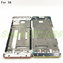Good quality For Sony Xperia XA F3111 F3112 F3115 Original New Middle Front Frame Bezel Housing +Replacement Parts 2024 - buy cheap