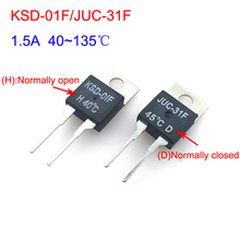 5PCS 40~135 Degree Celsius 1.5A Normally Open/Normally Closed Temperature Control Switch Thermal Switch KSD-01F/JUC-31F 2024 - buy cheap