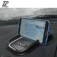 ZD Car Non-slip Mat phone stand Stickers Styling For Peugeot 307 308 508 3008 For Ford Focus 2 3 2017 2016 2015 2012 Accessories 2024 - buy cheap